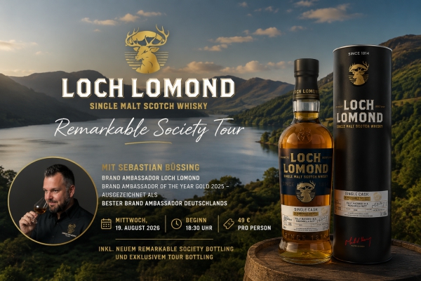 WHISKY-TASTING: Loch Lomond Remarkable Society Tour